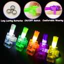 36 PCS Halloween Party Favors for Kids,Halloween LED Light Up Finger Lights Glow in the Dark Party Favors for Kids, Classroom Prizes Trick or Treats Gifts