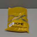 KOME Ombre Blonde Wig with Bangs,Blonde Highlight Wavy Wigs for Women,Shoulder Length Curly Synthetic Hair Wig for Party Daily Use 18IN…