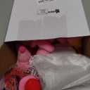 Deekin 30 Sets 2 Inch Valentines Day Mini Rubber Ducks Bulk Pink You're Ducking Great Rubber Ducks with Glasses and Hats with Card Organza Bags Bulk Galentines Friends Coworkers (Vivid Color)