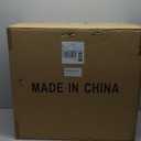 Sfozstra Collapsible Wagon Cart with Wheels Foldable, Large Capacity Multifunctional Wagon with Camping Table, with All Terrain Wheels for Outdoor Beach Sports Fishing Camping,150L (Black, M)