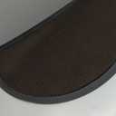 DEXI Front Door Mat Outside Entrance 20x32 Half Round Brown