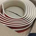 Flexible PVC T-Molding Transition Strips for Hard Wood Floor,Laminate,Tile,LVP. Self-Adhesive Vinyl Flooring Edging Trim 10ft,Wood Grain A