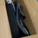 Ergonomic Office Chair, Mesh Desk Chair with Headrest, Lumbar Support, Thick Seat Cushion, Flip-up Arms, High Back Computer Task Chairs for Home Office, Black/Silver