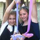 Butter Slime Kit 34 Packed Two-Toned Colorful Slime, Stress Relief Toys, Party Favors for Kids Girl Boys Kids 6 7 8 9 10 11 12