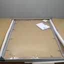 Hongkee 24x36 Poster Frame Set of 2, Rustic Grey Wood Style - Display 24 x 36 Poster without Mat or 20x30 Picture with Mat, Wall Mounting Horizontal and Vertical