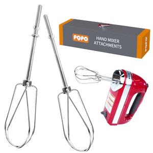 2 Pcs Hand Mixer Beaters Stainless Steel Attachments Compatible with kitchenAid Hand Mixer KHM512MY0, KHM512OB0, KHM512PK0, Hand Mixer Replacement Attachments