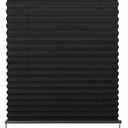 Dulepax RV Blinds,RV Pleated Shades,RV Blinds Pleated Shades, 20" W x 24" L Black RV Window Shades,Camper Blinds,RV Window Blinds for RV Camper Travel Trailers Motorhome's Window