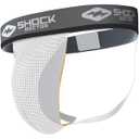 Shock Doctor Athletic Supporter Jockstrap, For Sports Support, Football, Baseball, Lacrosse & More, Mens (XX-Large, White)