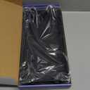 Toilet Paper Basket, 13 Inch Oak and Iron Tank Tray Top of Toilet Storage Toiletries Organizer for Bathroom, Living Room and Kitchen (Black)