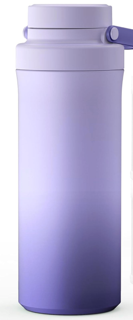 XAPROO 22oz Breast Milk Cooler Bottle, Portable Milk Cooler for Breastmilk with 360Cooling for 24 Hours, Millk Chiller, Breastmilk Storage Bags for Baby, BPA-Free (Purple)