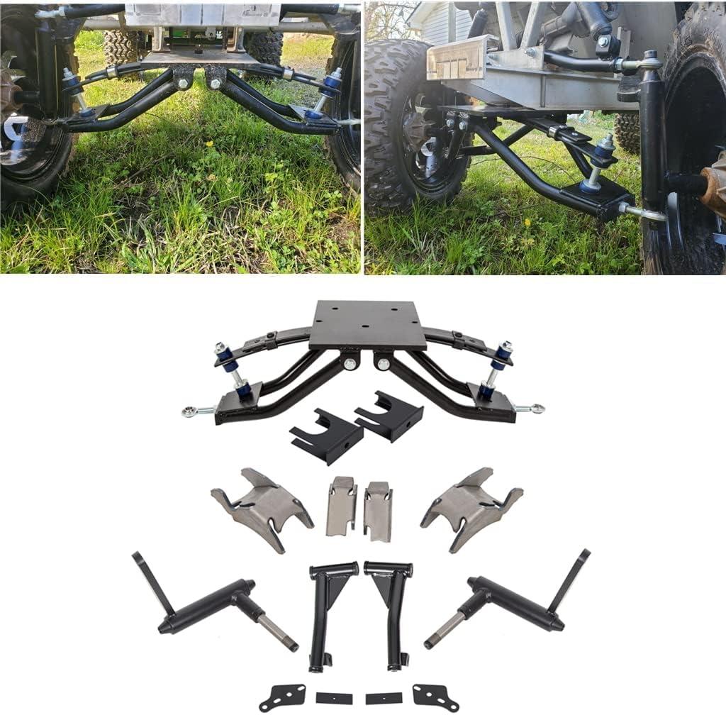 HECASA 6" Double A-Arm Golf Cart Lift Kit Compatible with 1982-2003 Club Car DS Gas & Electric Golf Carts