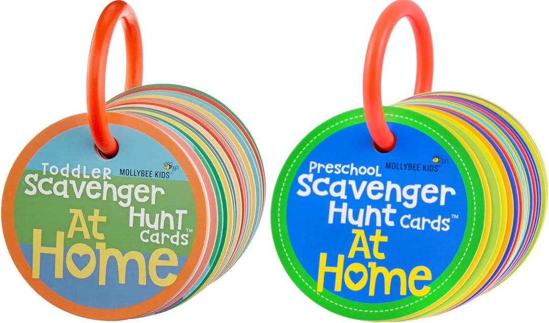 MOLLYBEE KIDS Scavenger Hunt at Home Cards, Ages 2+