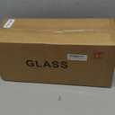 Fixture Replacement Clear Glass Shade, E26 Base with 1-5/8" Fitter, 3-Pack Cone Replacement Shades for Pendant Light, Wall Sconce, Vanity Light, Table Lamp