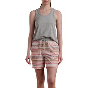 Splendid Girls 2pc Tank Short Set | Grey Heather Watercolor Stripe (X-Large)