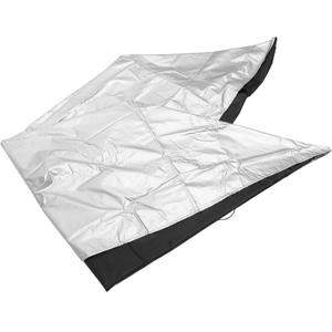 Homoyoyo Outdoor Cover Desk Chair Table Cover 160x160x80cm Silver and Versatile for