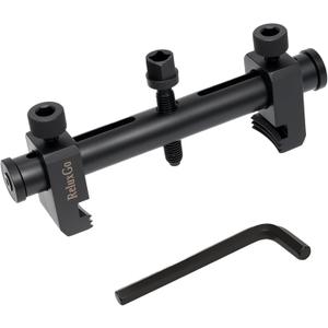 Universal Adjustable Crankshaft Pulley Puller Removal Tool, Ribbed Drive Crankshaft Pulley Remover, AC Pulley Puller Ribbed Puller for Crankshafts, Alternators, A/C Units & Water Pumps (35mm-160mm)