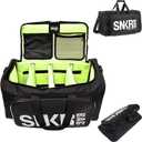 ARTFILIF Shoes Bag for Travel, Travel Sneaker Bag, Shoes Duffle Bag for Travel, Sports Gym Bag for Women and Men with 3 Adjustable Compartments (White)