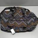 F.FETIVIN Weekender Bag Carry On Travel Duffle Medium Overnight Bag for Women (Wavy Stripes)