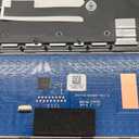 Replacement for HP 240 245 246 G7 14-cm Laptop Upper Case Palmrest Touchpad with Keyboard Assembly L44060-001 M05460-001 Gray