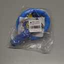 Race&Herd 6" Jolly Soccer Ball for Dogs - Tough Durable Dog Ball Toy with Straps, Pet Bouncy Herding Balls for Dogs, Floating Dog Balls with Tags for Water Fetch, BaaBaaBall (Blue)