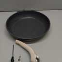 CAROTE Non Stick Frying Pan Skillet, Omelet Pan, Healthy Non Toxic Granite Chef Pan, Induction Compatible Egg Frying Pan with Heat-Resistant Handle, PFOA-Free, Black, 10"