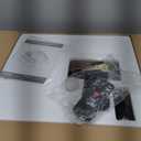 Under Desk Machine, Electric Ellipse Leg Exerciser for Senior, 13 Adjustable Speeds Quiet and Portable Seated Pedal Exerciser for Training with Remote Control (Orange)