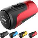 Electric Bike Bell, 125db Anti-Theft Alarm Loud Electronic Bicycle Horn, 1 Sound Modes, USB Rechargeable Battery, Waterproof Bike Horn for Mountain Bike/Road Bike/BMX/Adults (Red)
