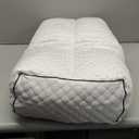 MINUPWELL 6.5" Knee Pillow for Side Sleepers - 100% Shredded Memory Foam Leg Pillow for Side Sleeping - Between Leg & Under Hip Pillow - Relieving Leg, Back, and Knee Pain - High Supportive