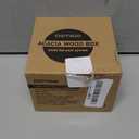 9-ounce Salt Cellar with Spoon and Swivel Lid, Acacia Wood Salt & Spice Box, Salt Keeper, Wood Jar for Kitchen, Perfect for Storing Table Salt, Gourmet Salts, Herbs, or Your Favorite Seasonings