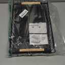 2 Tier Fruit Basket with 4 Banana Hangers, Premium Detachable Fruit Bowl for Kitchen Counter, Large Capacity Fruit Holder Stand Countertop Organizer for Bread Snack Produce Storage