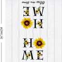 TAJWE Spring Kitchen Towels 18x26 Inch Set of 2 Sunflower Floral Sunshine Buffalo Plaid Dish Towels Farmhouse Summer Holiday Absorbent Decorative Grid Hand Towels for Kitchen Bathroom Home Decoration