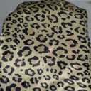 Martex Elegance 4-Piece Satin Sheets Set - Full Size, Leopard Print, Luxury Hotel Quality, Silky Soft & Smooth, Great for Hair & Skin (Brown)