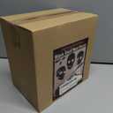 Skull Wall Decor Set of 3, Halloween Hanging Dark Resin Skeleton Statues, Wall Mounted Horror Skulls Art Sculpture Spooky Gift, Indoor Outdoor Gothic Black Office Living Room Decor