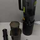 Cold Press Juicer, 5.3" Wide Feed Chute Juicers with 350w Power Motor, Slow Masticating Juicer Machine with High Juice Yield for Whole Vegetables & Fruits, Easy to Clean, Grey(pro)