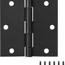Design House 181495 3.5 x 3.5 Square Corner Hinge, Oil Rubbed Bronze, 3 Count (Pack of 1)