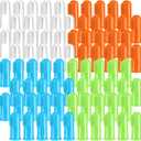 80 Pcs Finger Toothbrushes for Dogs, Food Grade Silicone Soft Pet Finger Brushes Washable Toothbrush for Small Dog Cat Easy Cleaning Dental and Oral Care(4 Colors)