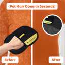 Pet Hair Removal Glove – Reusable Electrostatic Grooming Gloves for Dogs & Cats – Pet Hair Removal Dog Hair Remover