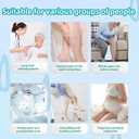 20-30 mmHg Thigh High Compression Socks for Women & Men, Compression Stockings Graduated Support for Treatment Varicose Veins Swelling, XXL