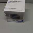 Advanced Memory Foam Neck Travel Pillow, Neck Pillow Airplane with Eye Mask & Ear Plugs, Designed for The Comfort of Travel & Office, Travel Pillow for Plane, Car, Home, Work, Dark Grey