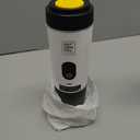 EVERANGE Portable Electric Espresso Machine, Travel Coffee Maker Brewer Compatible with Ground Coffee & NS Capsules (White with LCD Screen)