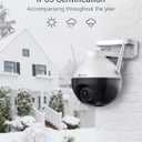 EZVIZ 360 Security Camera Outdoor, WiFi Camera for Home Security, Surveillance Camera, No Subscription with Motion Detection, Color Night Vision, Audio Pick-up, Waterproof, Alexa/Google, 256GB| C8C