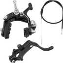 Bike Brakes Calipers, Side Pull C Type Brake Kit, Caliper Brake Kit Replacement for Most Road Bicycle