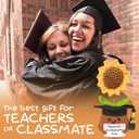 Teacher Appreciation Gifts, Handmade Crochet Sunflower Teacher Gifts, Thank You for Helping Me Grow, Daycare Teacher Appreciation Gifts for Women Men, End of Year Graduation Teacher Gifts (1)