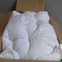 Serta Down Illusion Soft Hypoallergenic Soft/Medium Bed Pillows for Side, Stomach or Back Sleepers (2 Pack), Queen, White