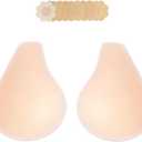 Bontierie 2025 Added Lift Seamless Nipple Covers Ultra-Thin Push up Sticky Pasties Women Adhesive Bras-1 Pair