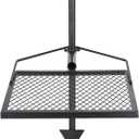 VEVOR Swivel Campfire Grill, Fire Pit Grill Grate over Fire Pits, Heavy Duty Steel Grill Grates, 360 Adjustable Open Fire Outdoor Cooking Equipment, Portable Camp Fire Racks for Camping Outdoor BBQ