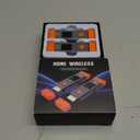 Wireless HDMI Transmitter and Receiver 328ft/100m Extender 4K Decode Input 1080P Output Plug&Play Portable 2.4G/5.8G for Video and Audio to Monitor from PC/Projector/TV Box,with LED Display (Orange)