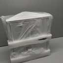 Wall Mount Medicine Cabinet,Locking Corner Cabinet with Code & Key Locks,First Aid Cabinet/Corner Storage CabinetAdjustable1/2/3 Shelves,Wall Mount Cash Box for Bathroom/Office/School/Home