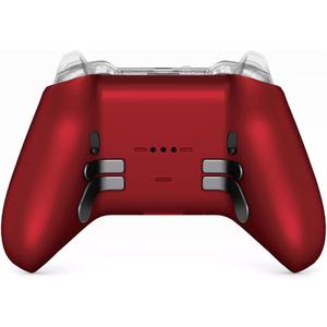 eXtremeRate Replacement Bottom Shell Case for Xbox Elite Series 2 Controller, Custom Scarlet Red Back Housing Cover for Xbox Elite Series 2 Core Wireless Controller Model 1797 (Scarlet Red)