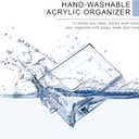 Sorbus Acrylic Makeup Organizer Set, 7-Drawer Vanity & Countertop Cosmetic Storage with Small & Wide Drawers, Clear Makeup Storage for Brushes, Lipsticks, Jewelry  Holiday Gift for Women & Teens